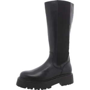 Rex Womens Leather Knee-High Riding Boots