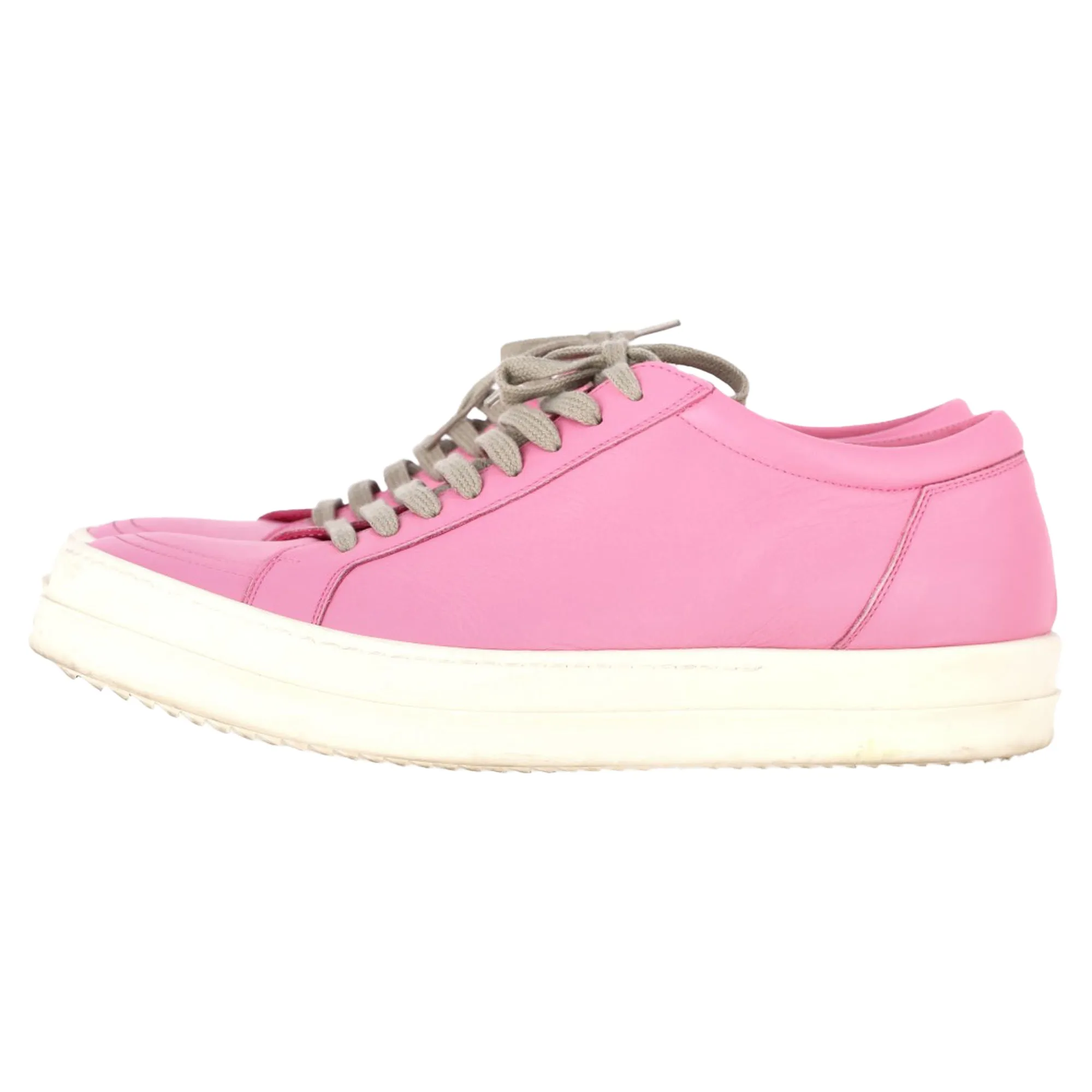 Rick Owens Phlegethon Sneakers in Pink Leather