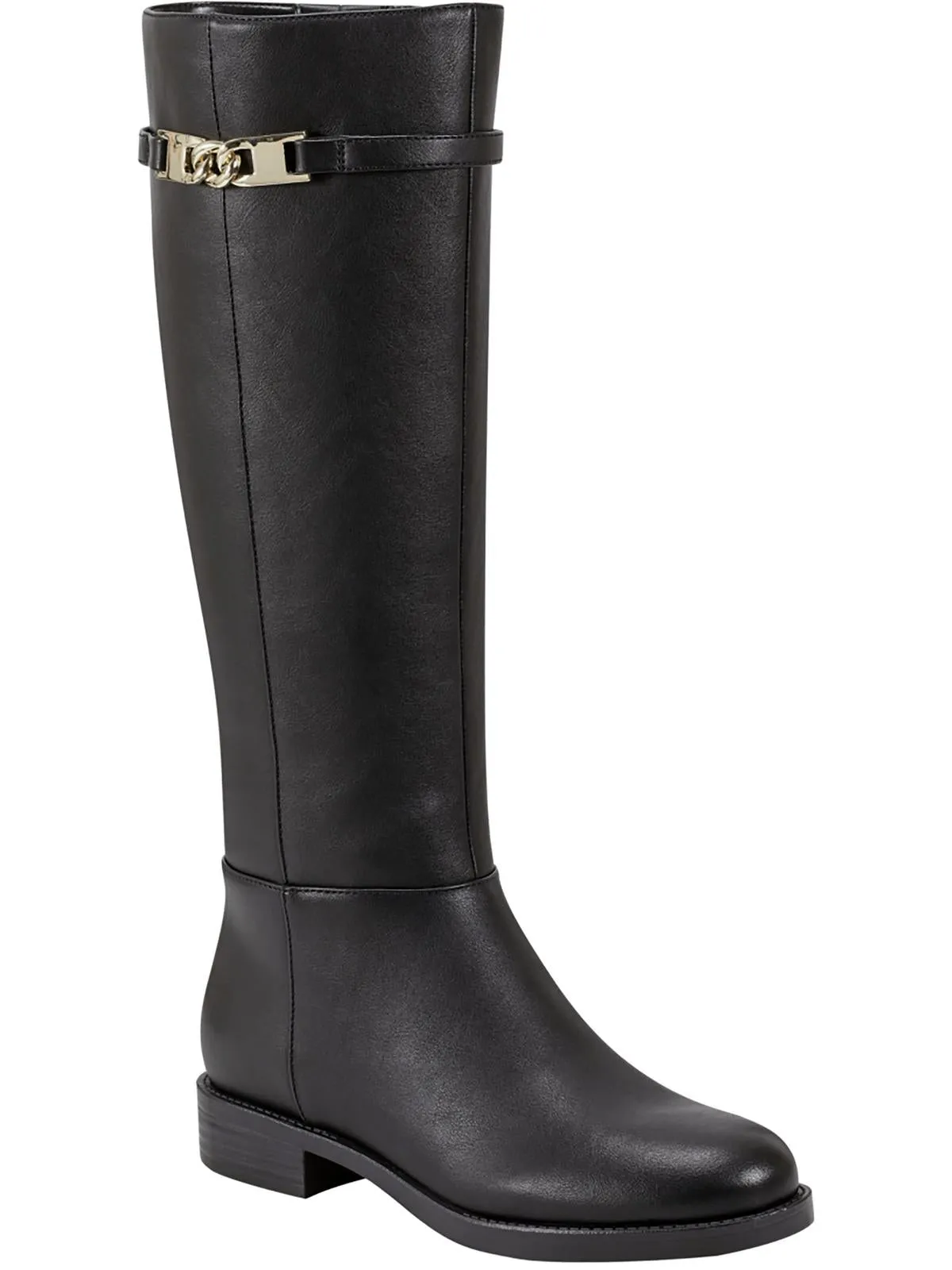 Romi Womens Faux Leather Round Toe Knee-High Boots