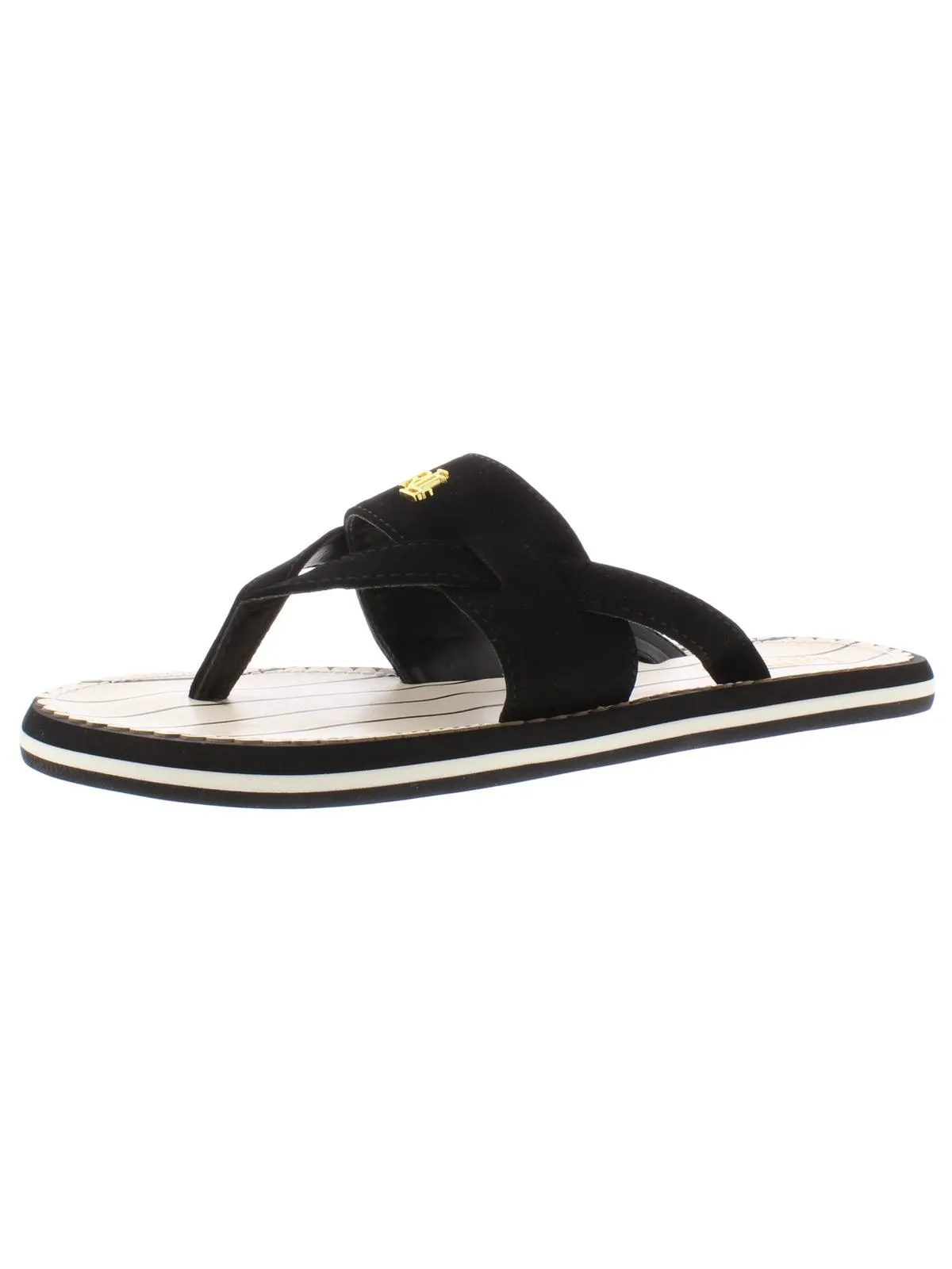 Rosalind Womens Faux Nubuck Flats Flip-Flops