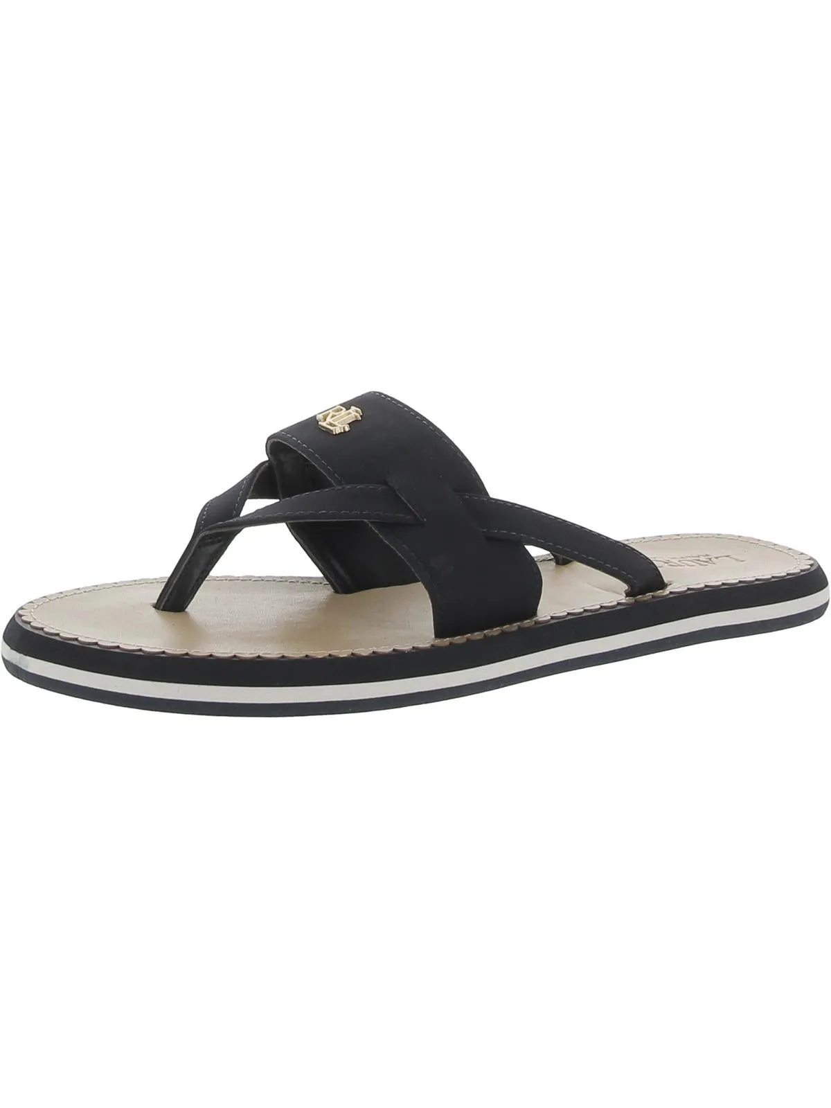 Rosalind Womens Faux Nubuck Flats Flip-Flops