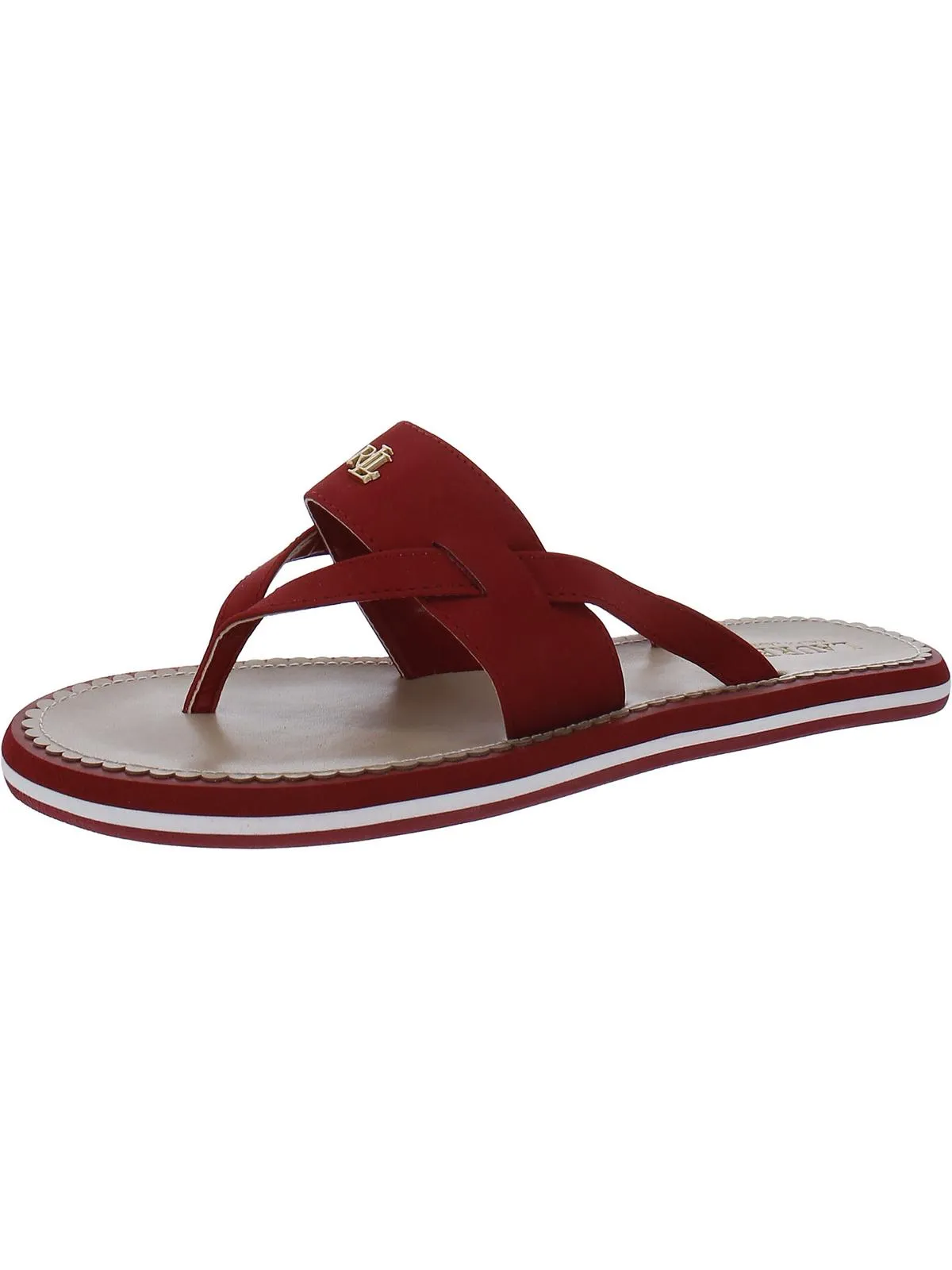 Rosalind Womens Faux Nubuck Flats Flip-Flops