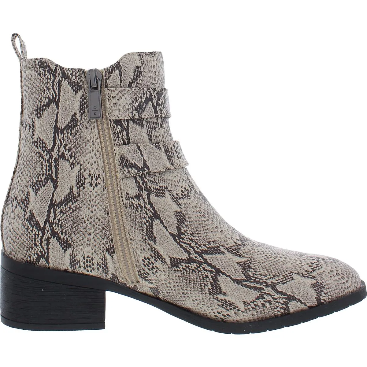 Salt Biker Jewel Womens Faux Leather Ankle Ankle Boots