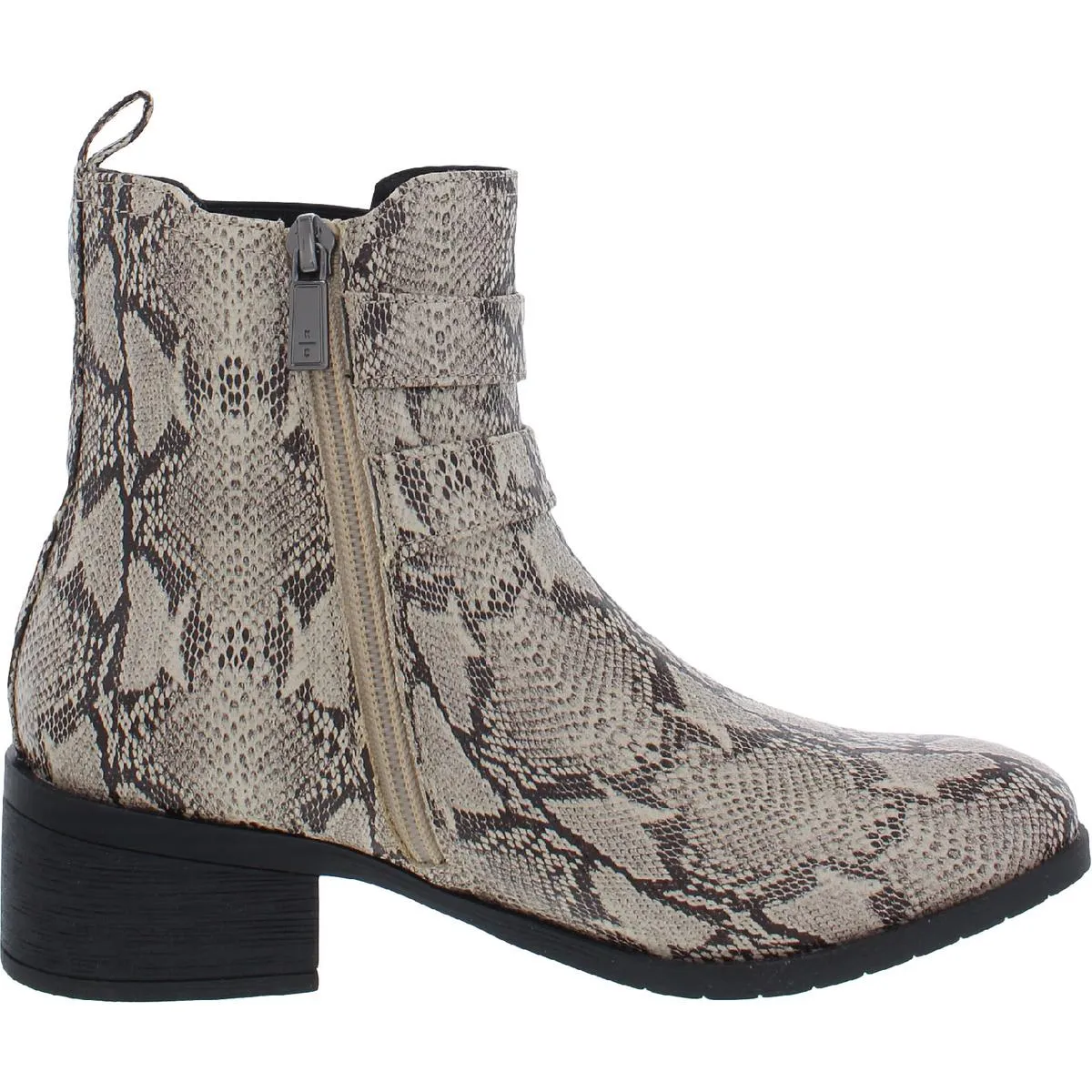 Salt Biker Jewel Womens Faux Leather Ankle Ankle Boots