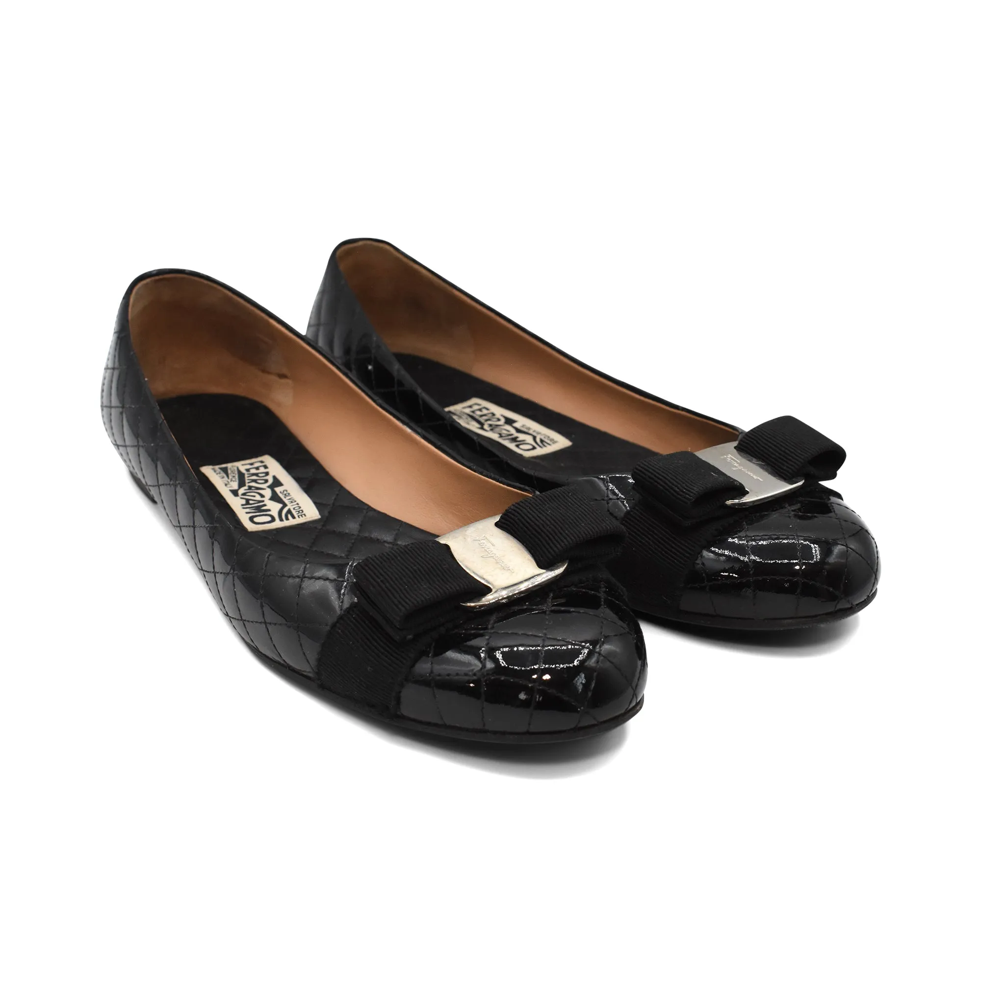 Salvatore Ferragamo 'Vera' Flats - Women's 9