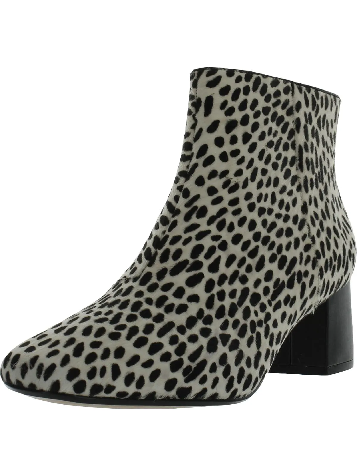 Sheer Flora 2 Womens Cow Hair Animal Print Ankle Boots