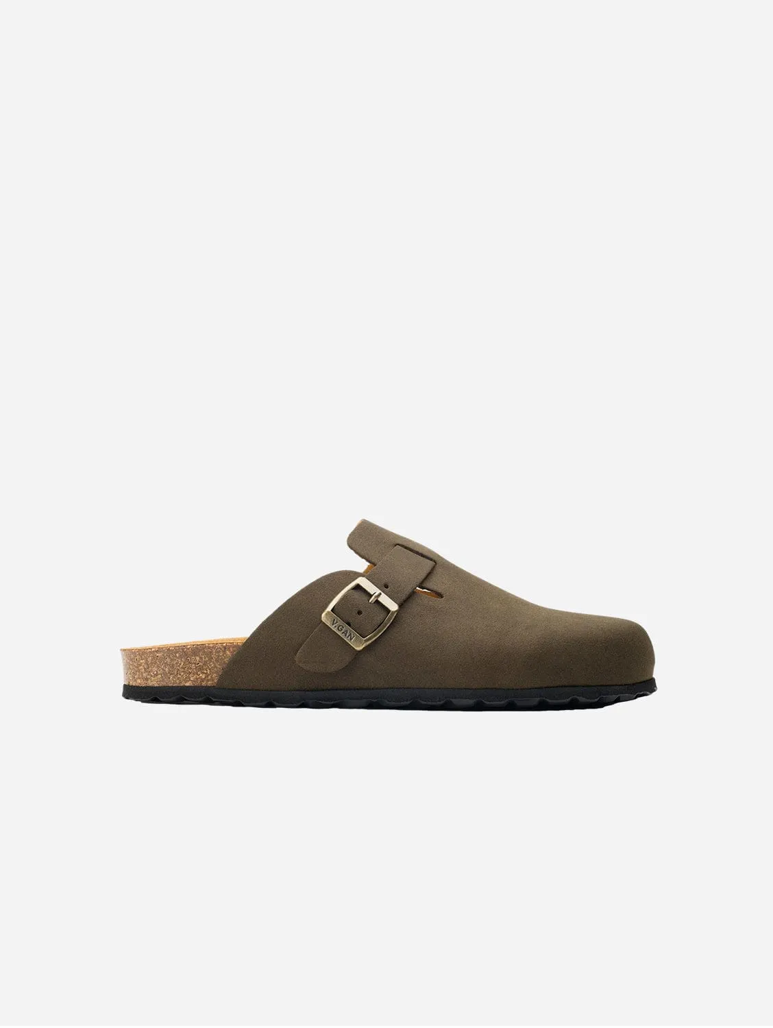 Taro Comfort Men's Vegan Footbed Sandals | Brown