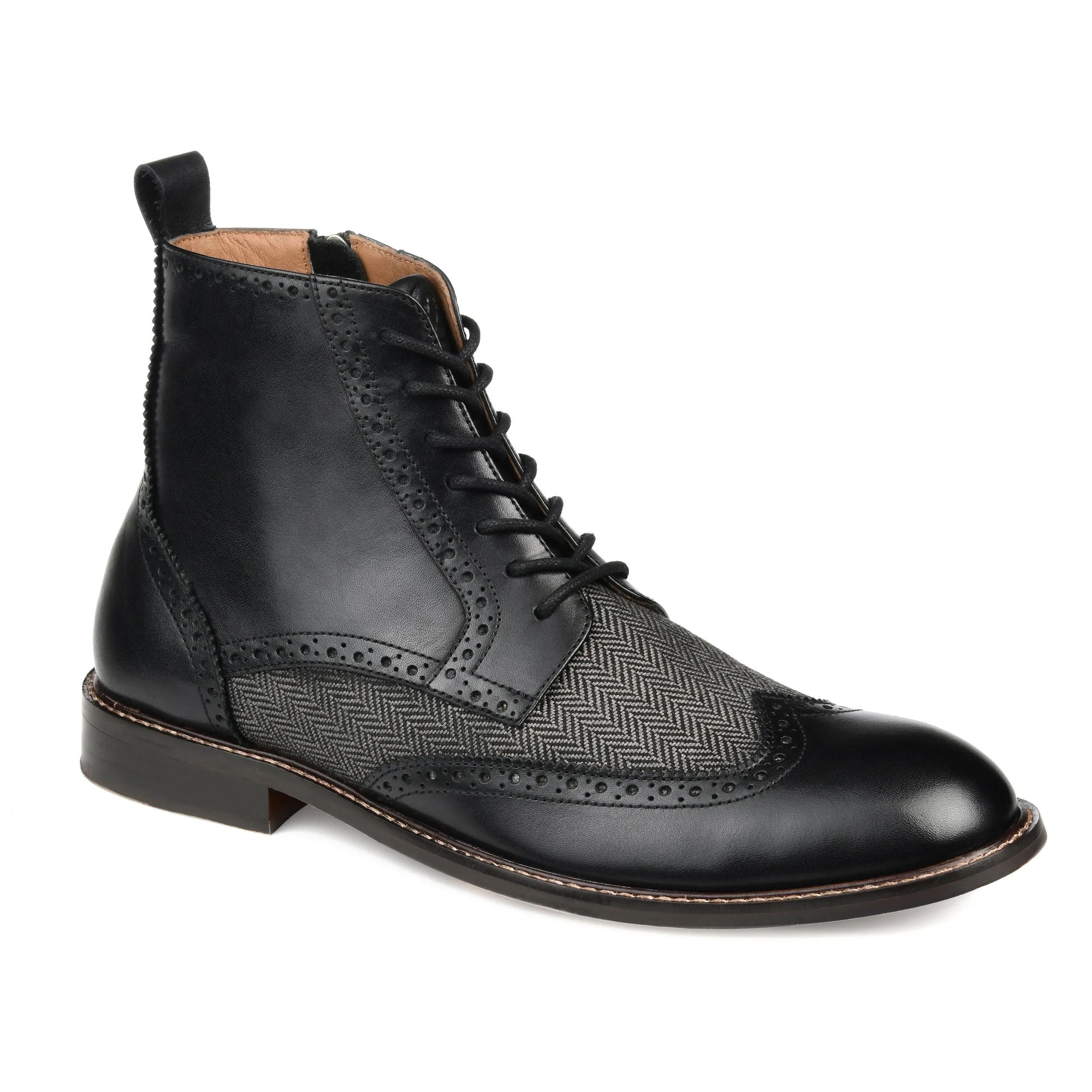 Thomas & Vine Jarett Wide Width Wingtip Ankle Boot