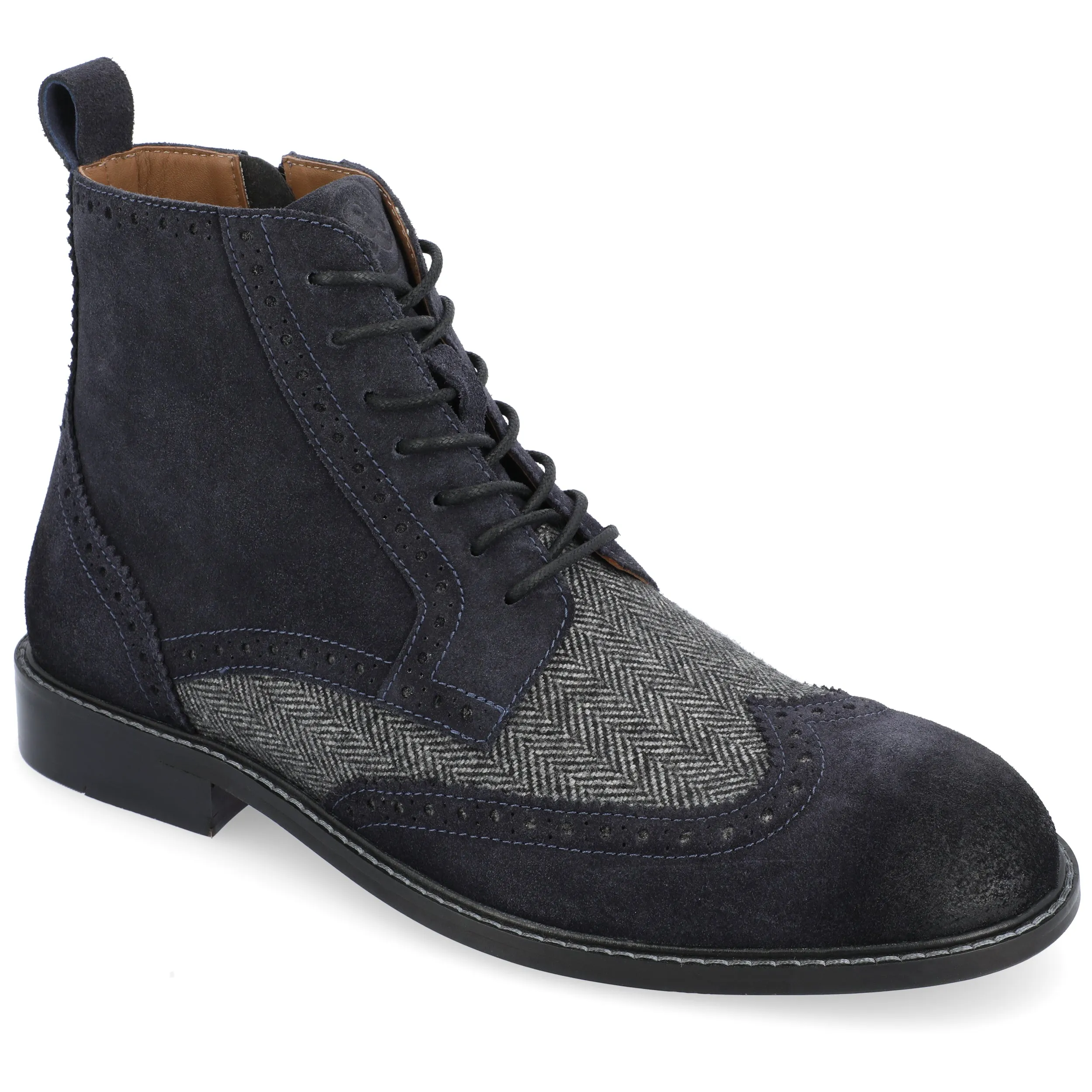 Thomas & Vine Jarett Wide Width Wingtip Ankle Boot