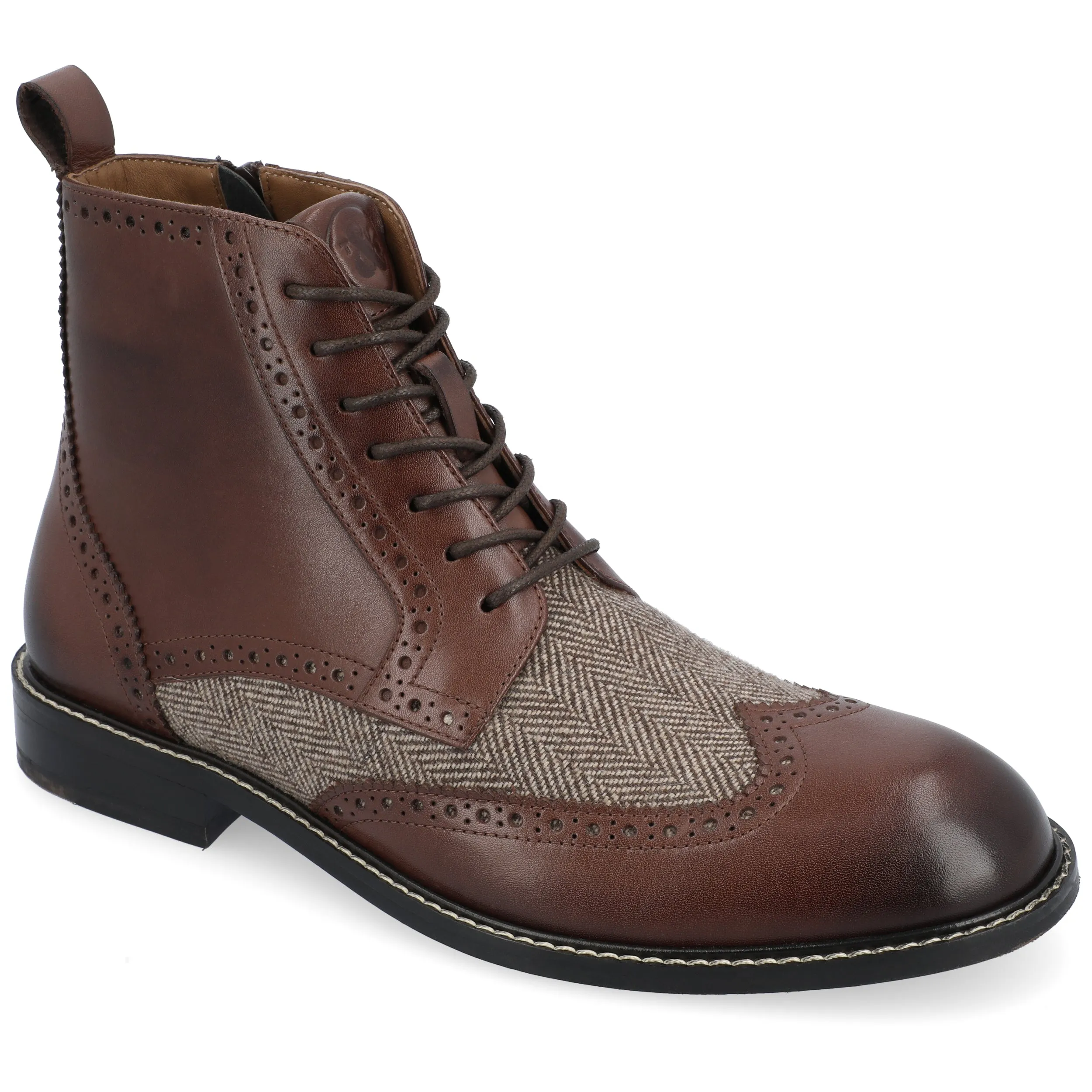 Thomas & Vine Jarett Wide Width Wingtip Ankle Boot