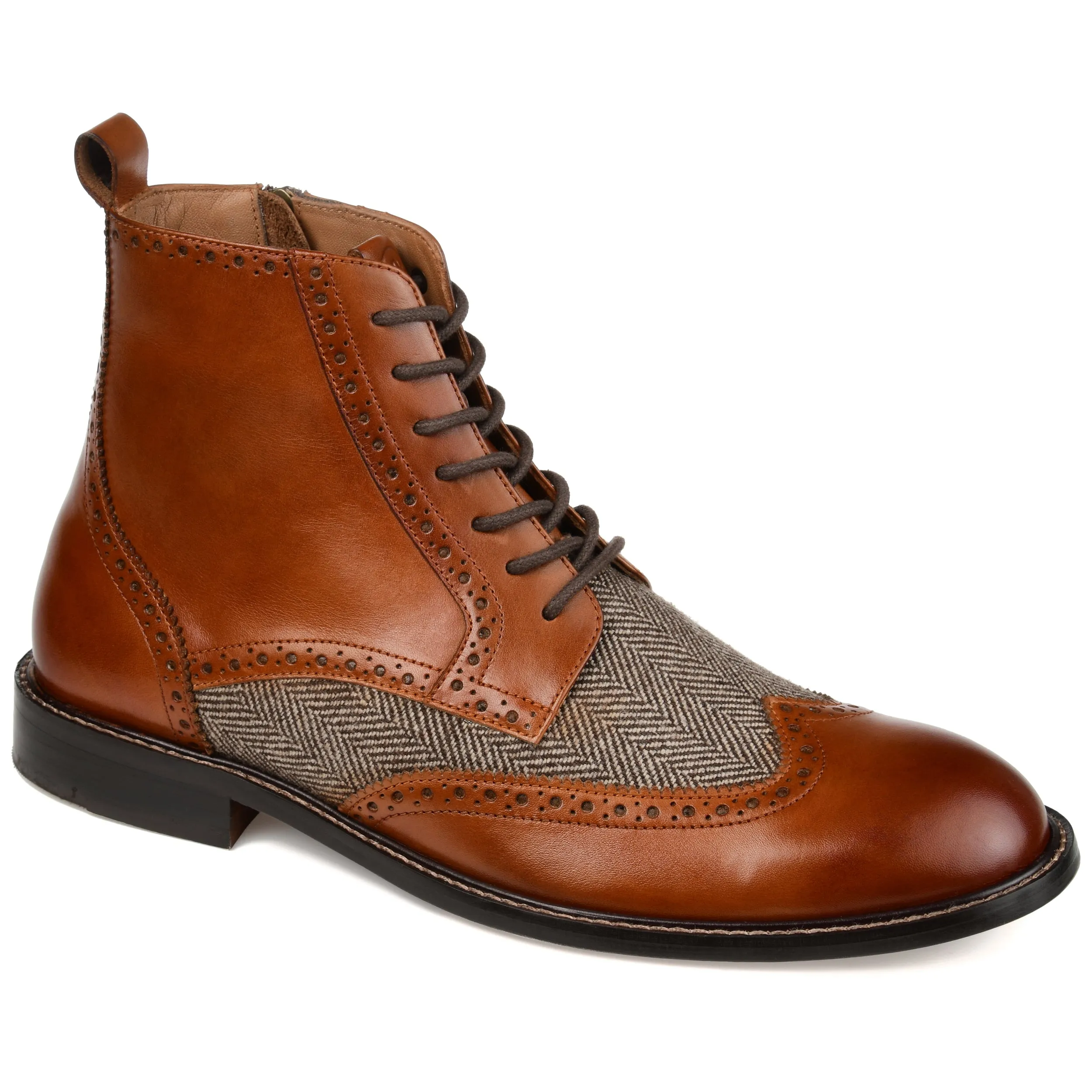 Thomas & Vine Jarett Wide Width Wingtip Ankle Boot