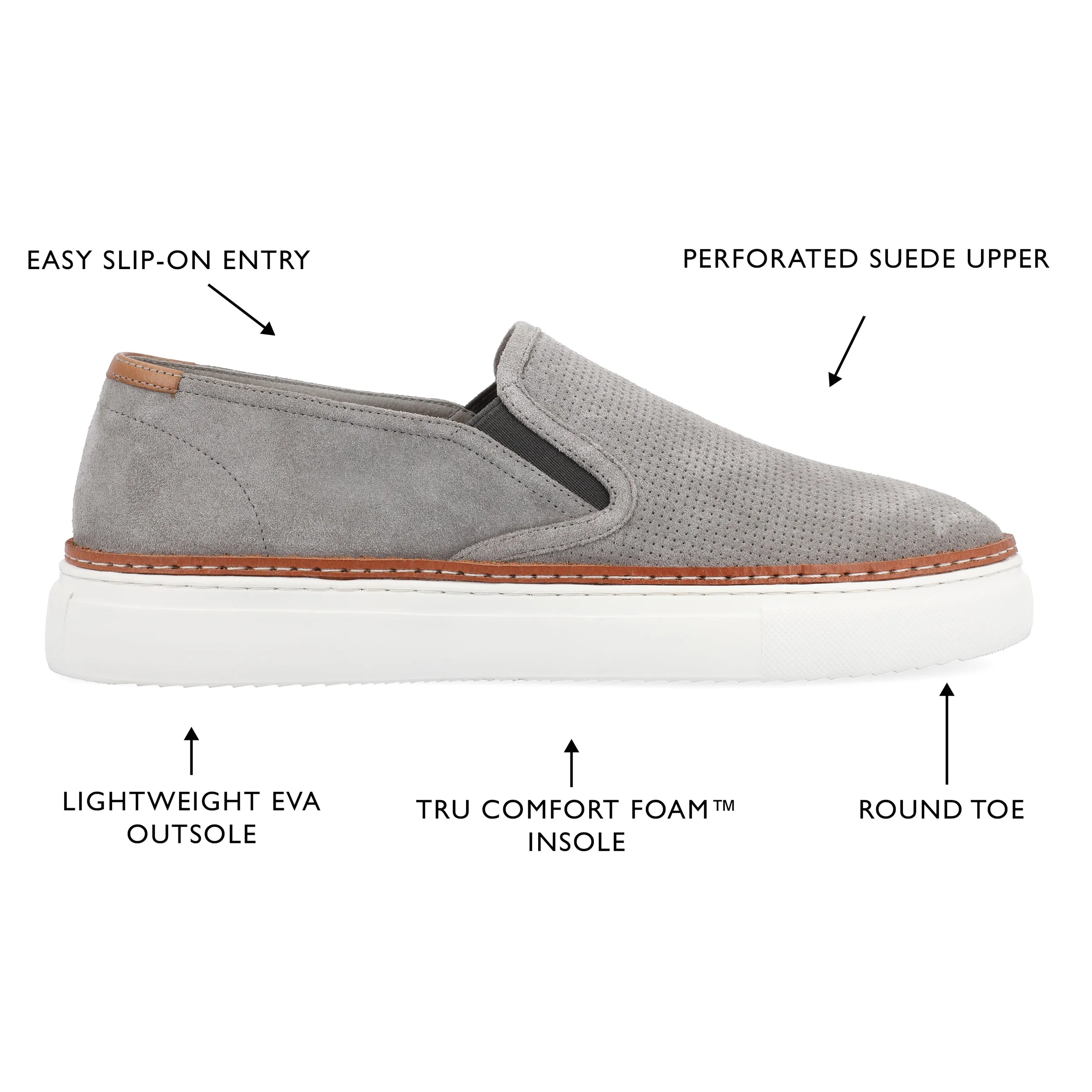 Thomas & Vine Tillman Slip-on Leather Sneaker