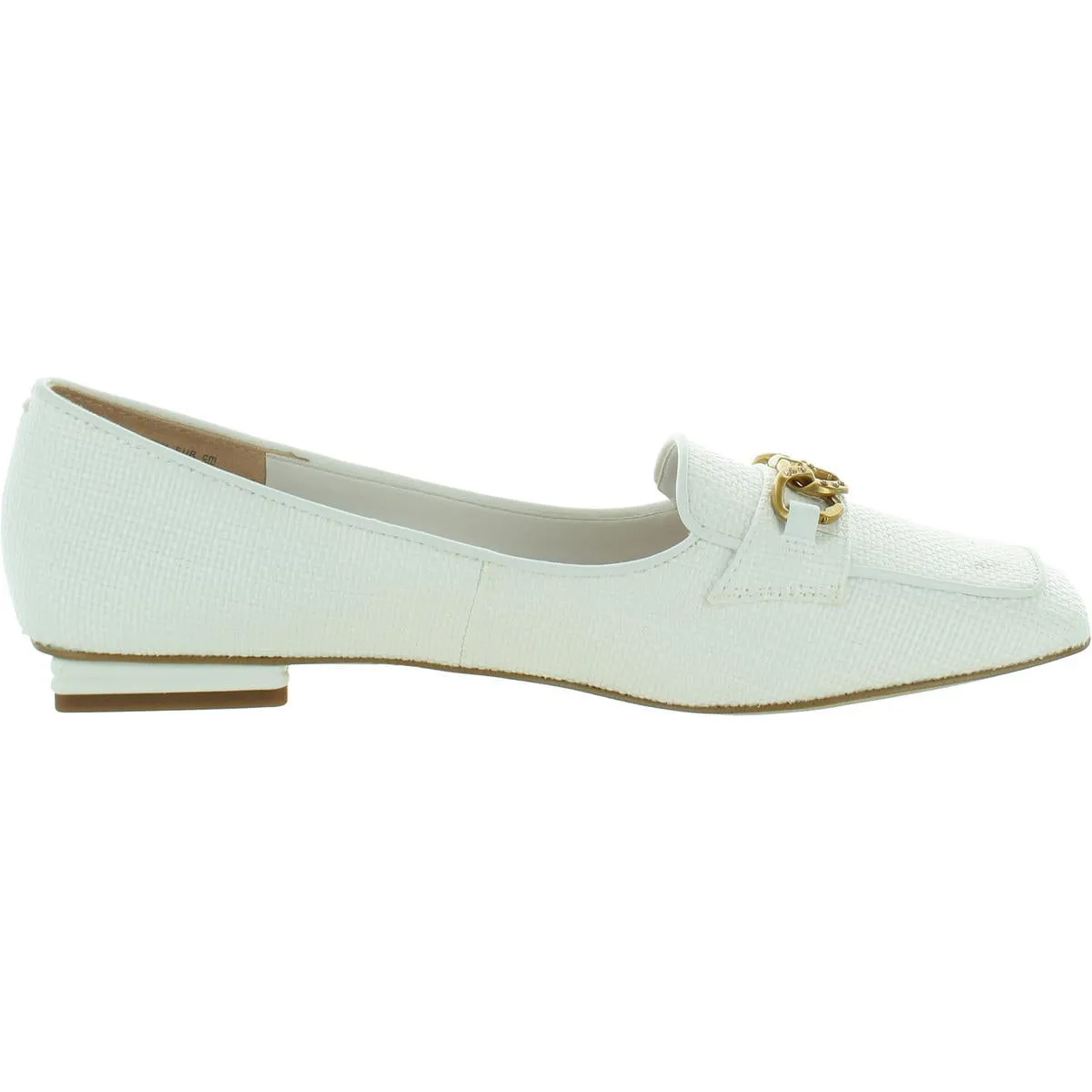 TIARI Womens Woven Square Toe Loafers