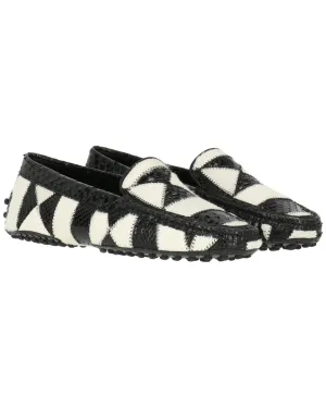 TOD��s All Over Design Leather Loafer