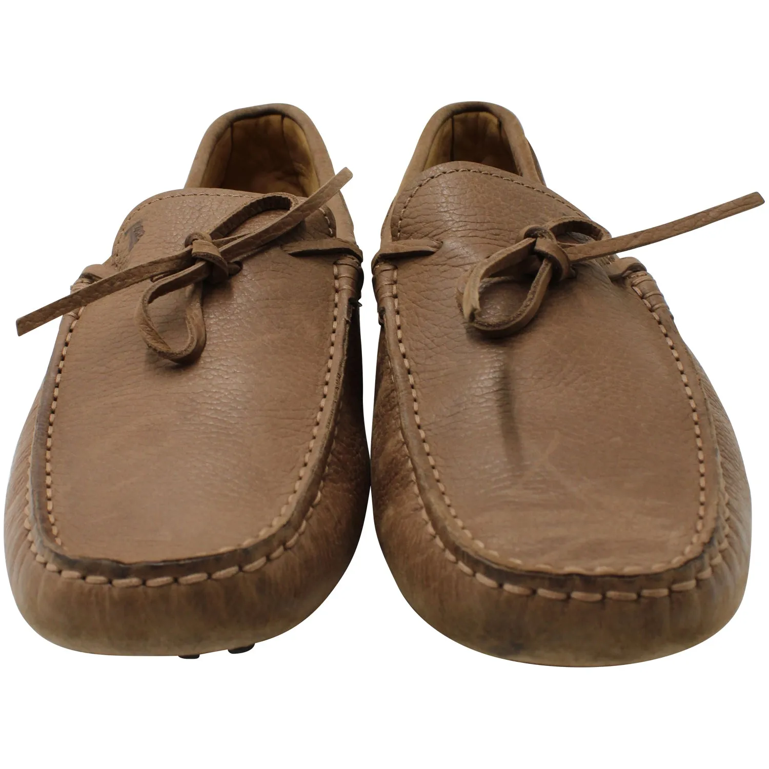 Tod's Gommino Driving Shoes in Brown Nubuck