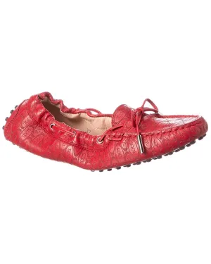 TOD��s Logo Leather Loafer