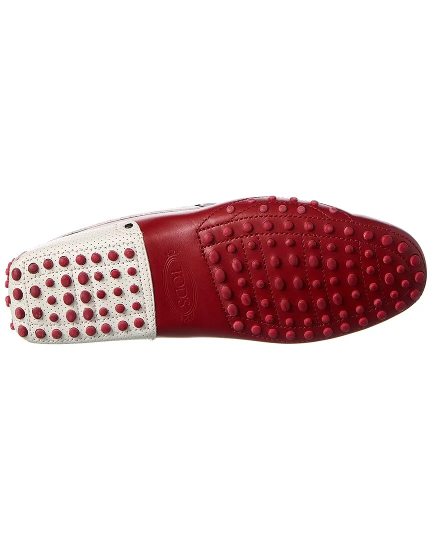 TOD��s x Ferrari Gommino Leather Loafer