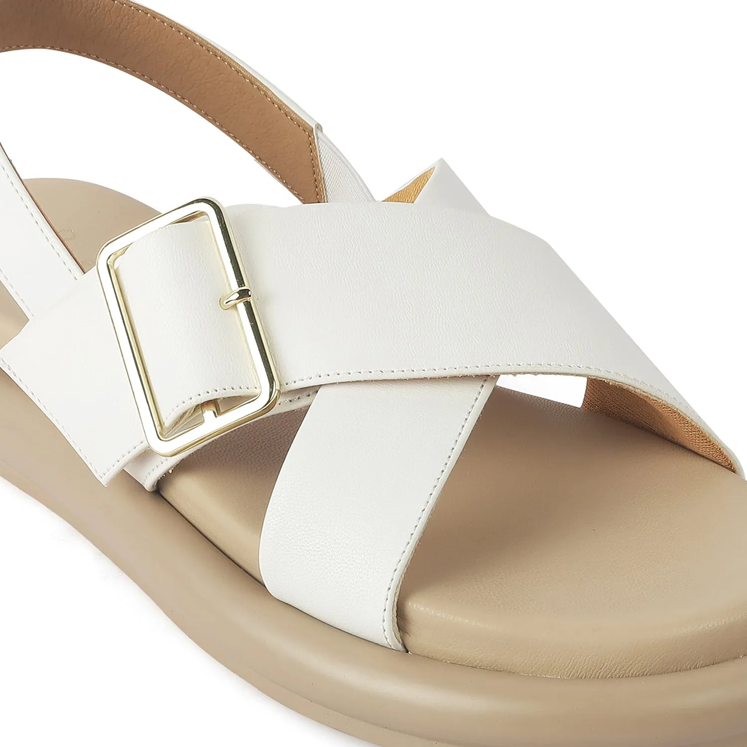 Tresmode Gogoro White Women's Casual Flats