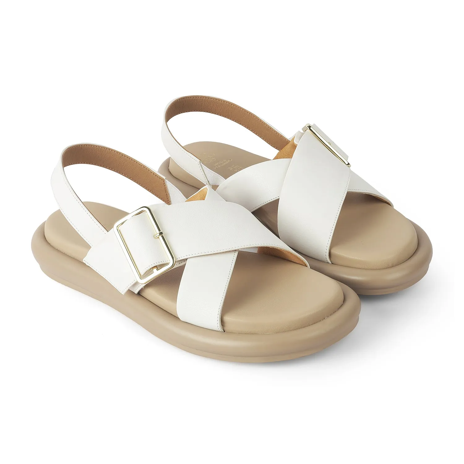 Tresmode Gogoro White Women's Casual Flats