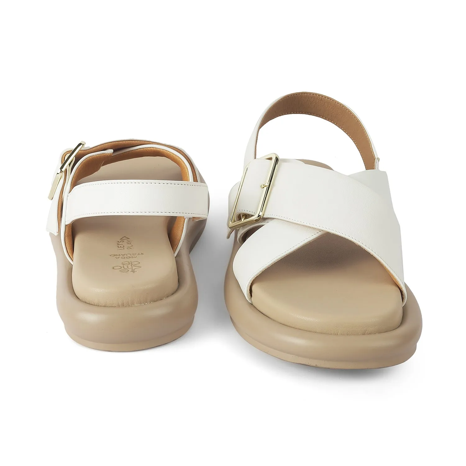 Tresmode Gogoro White Women's Casual Flats
