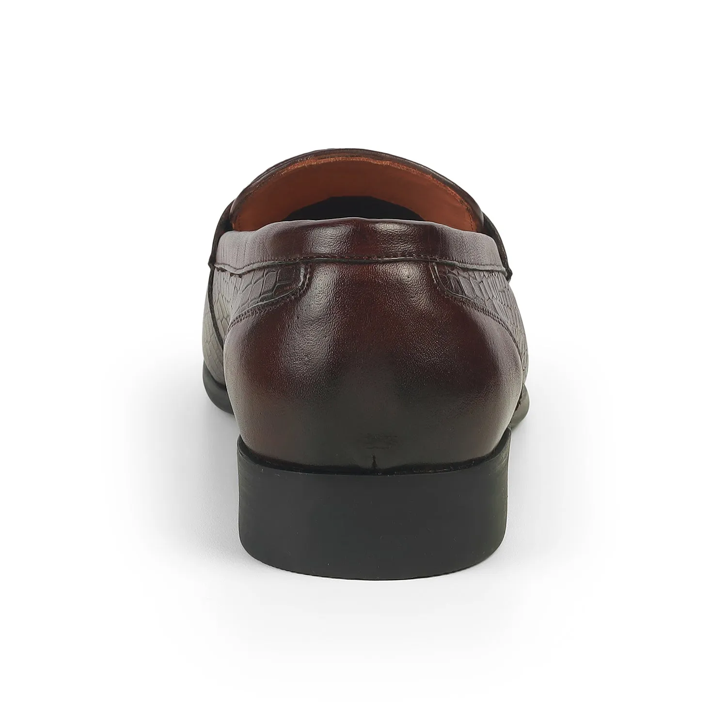 Tresmode Sweb Brown Men's Leather Loafers