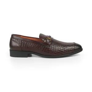 Tresmode Sweb Brown Men's Leather Loafers