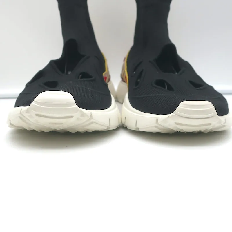 Valentino Heroes Cutout Sock Sneakers Black Stretch Knit Size 41