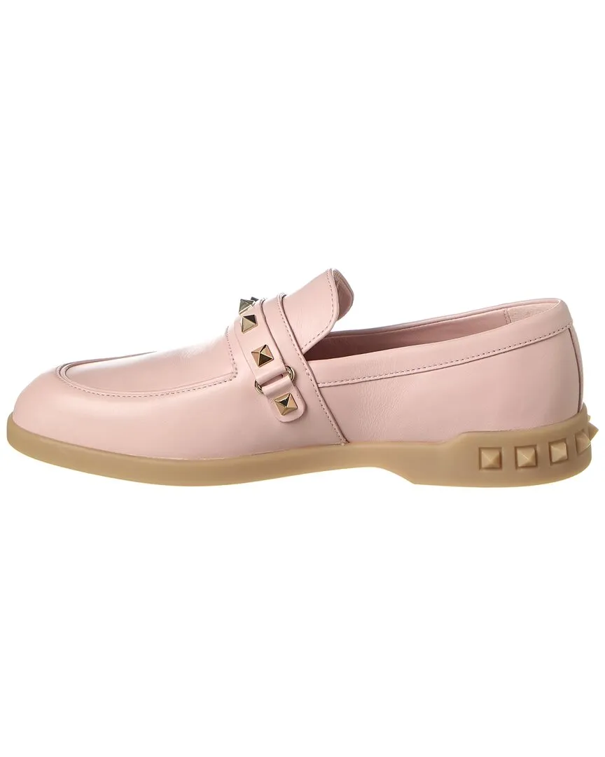 Valentino Leisure Flows Split Leather Loafer