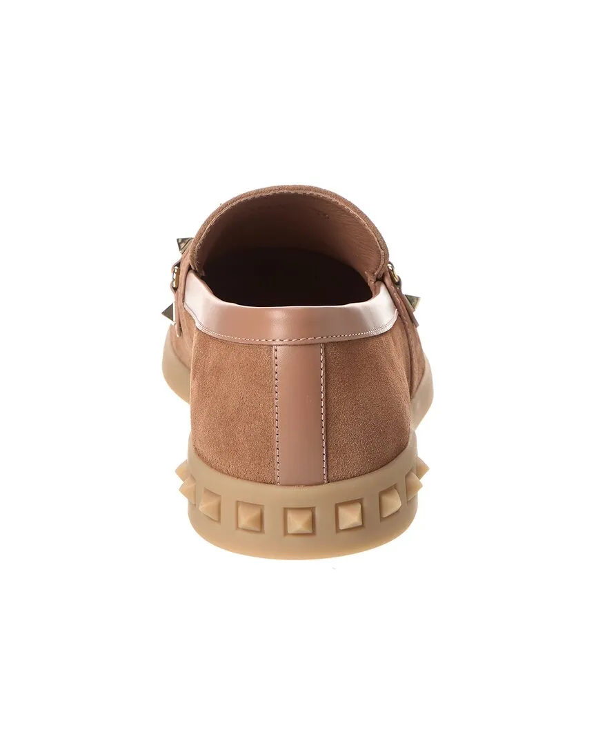 Valentino Leisure Flows Suede & Leather Loafer
