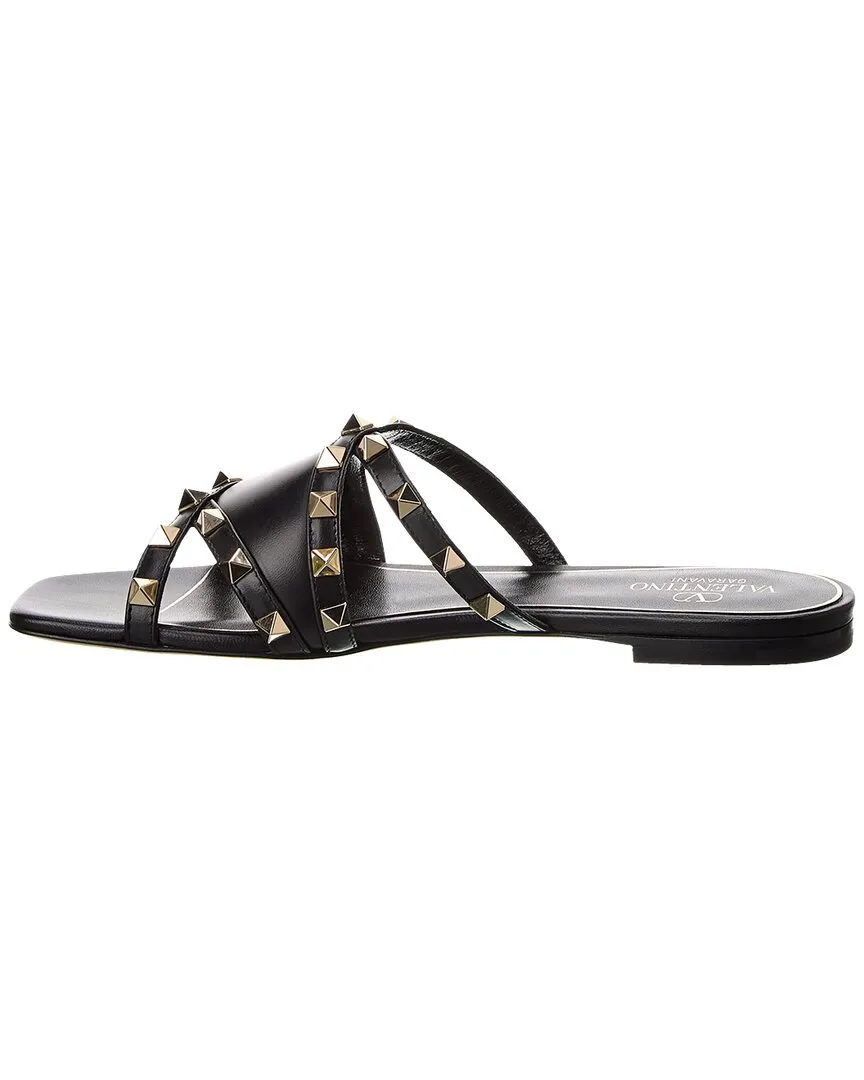 Valentino Rockstud Leather Sandal