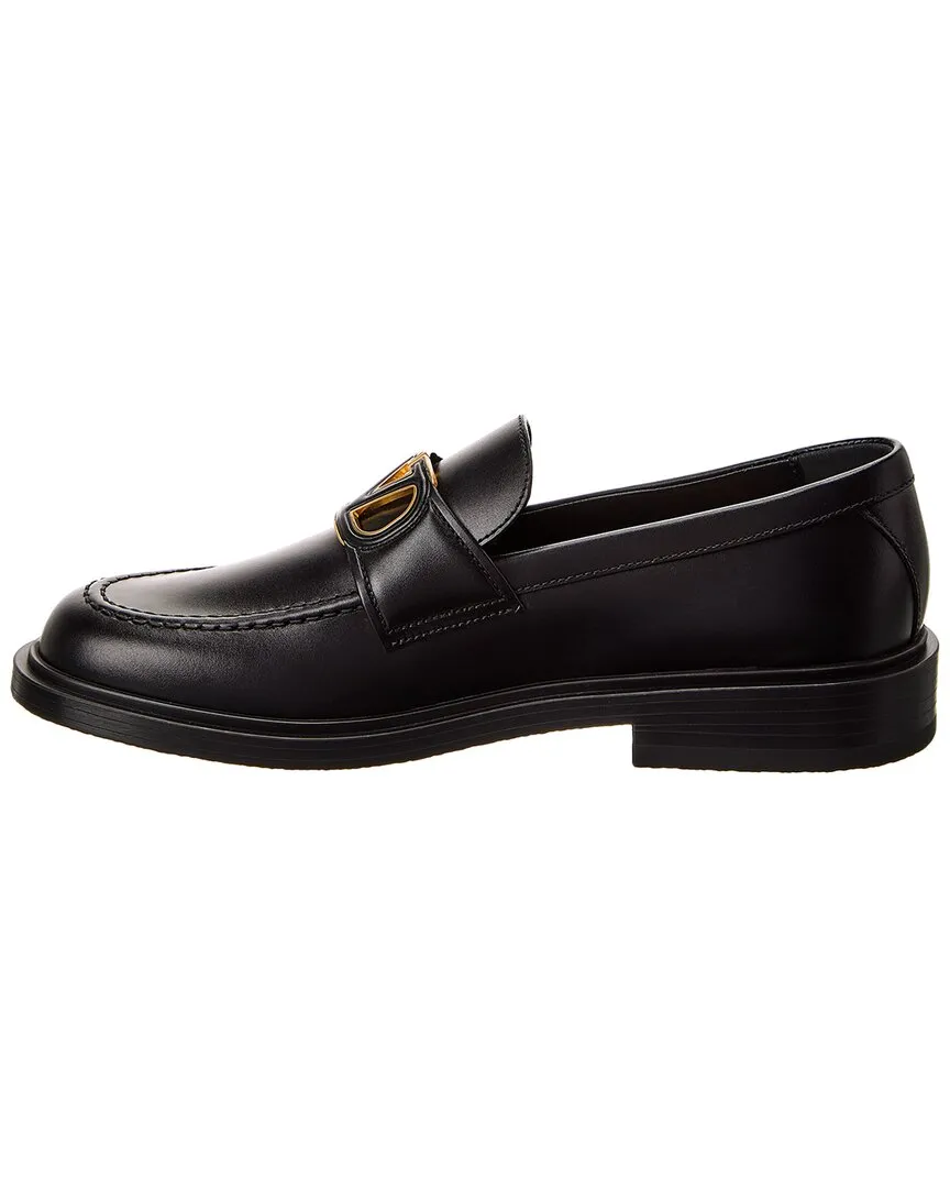Valentino VLogo Leather Loafer