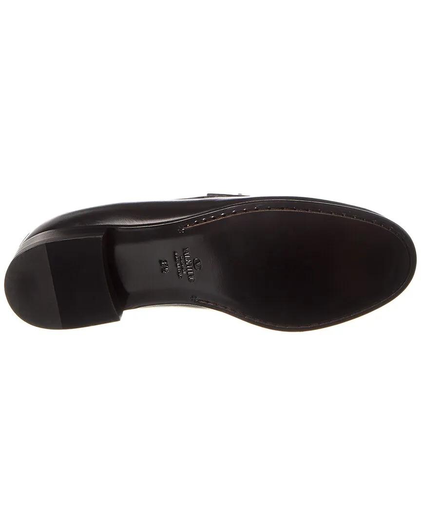 Valentino VLogo Leather Loafer