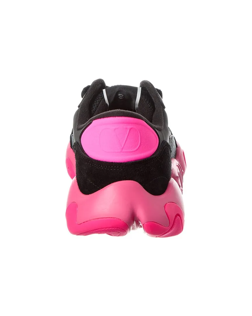 Valentino VLogo Mesh & Leather Sneaker