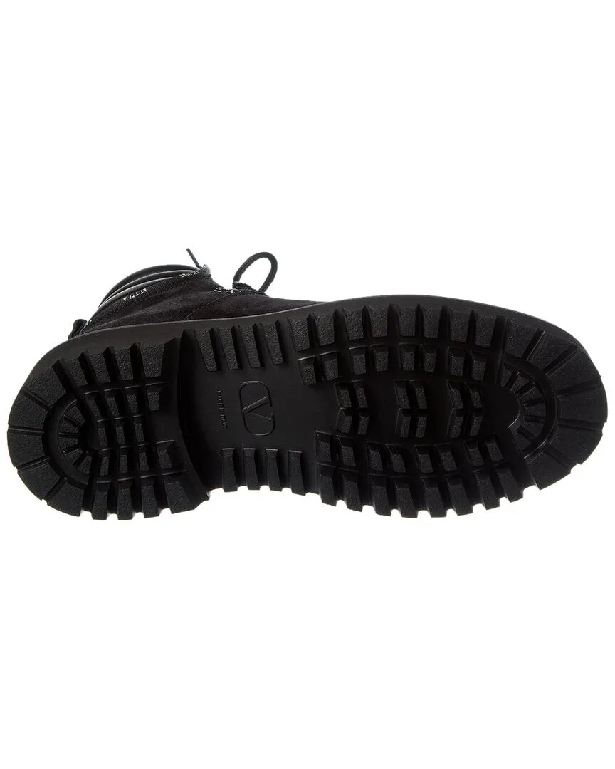 Valentino VLTN Suede & Leather Boot
