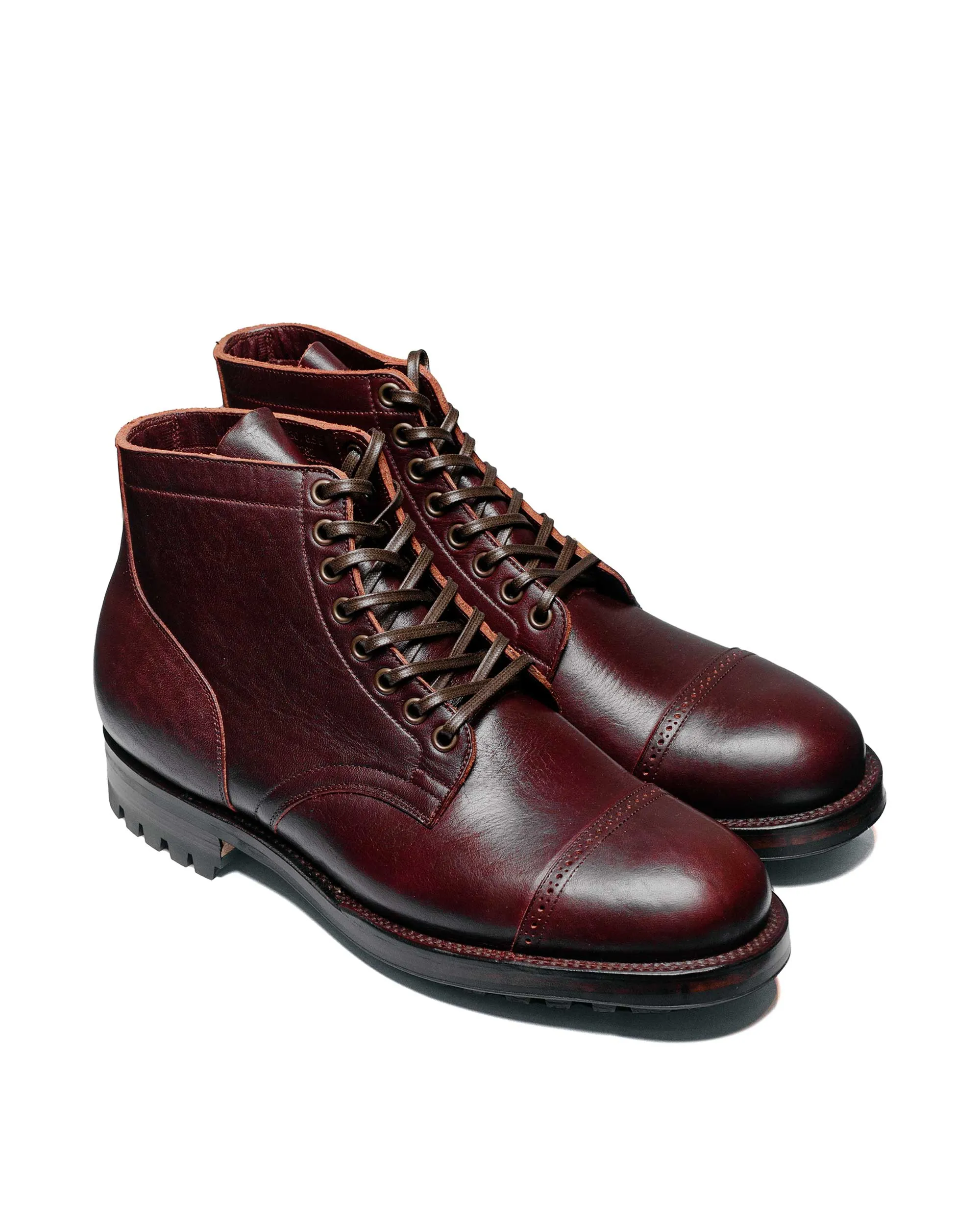 Viberg Service Boot 2030 BCT Burgundy Wooly Chromexcel