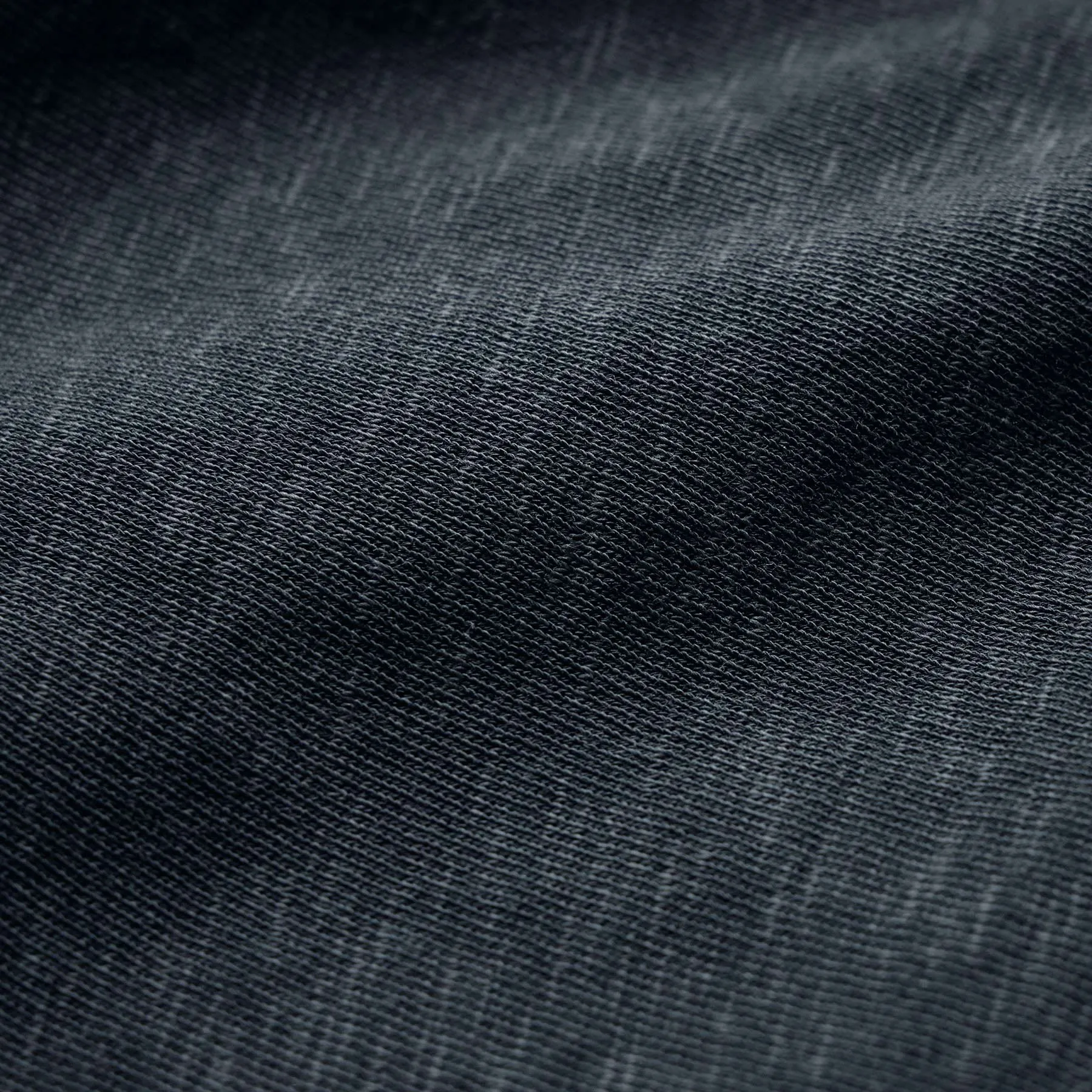 Vintage French Terry Sweatshirt - Blue Noir Pigment