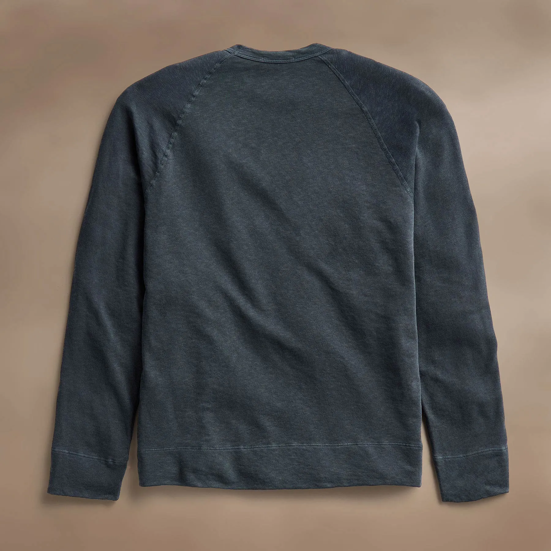 Vintage French Terry Sweatshirt - Blue Noir Pigment