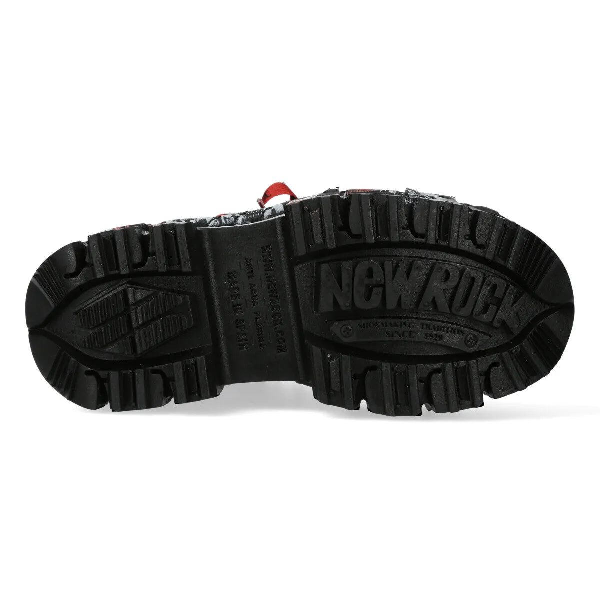 WALL106-C9 Boots Metallic Leather Platform