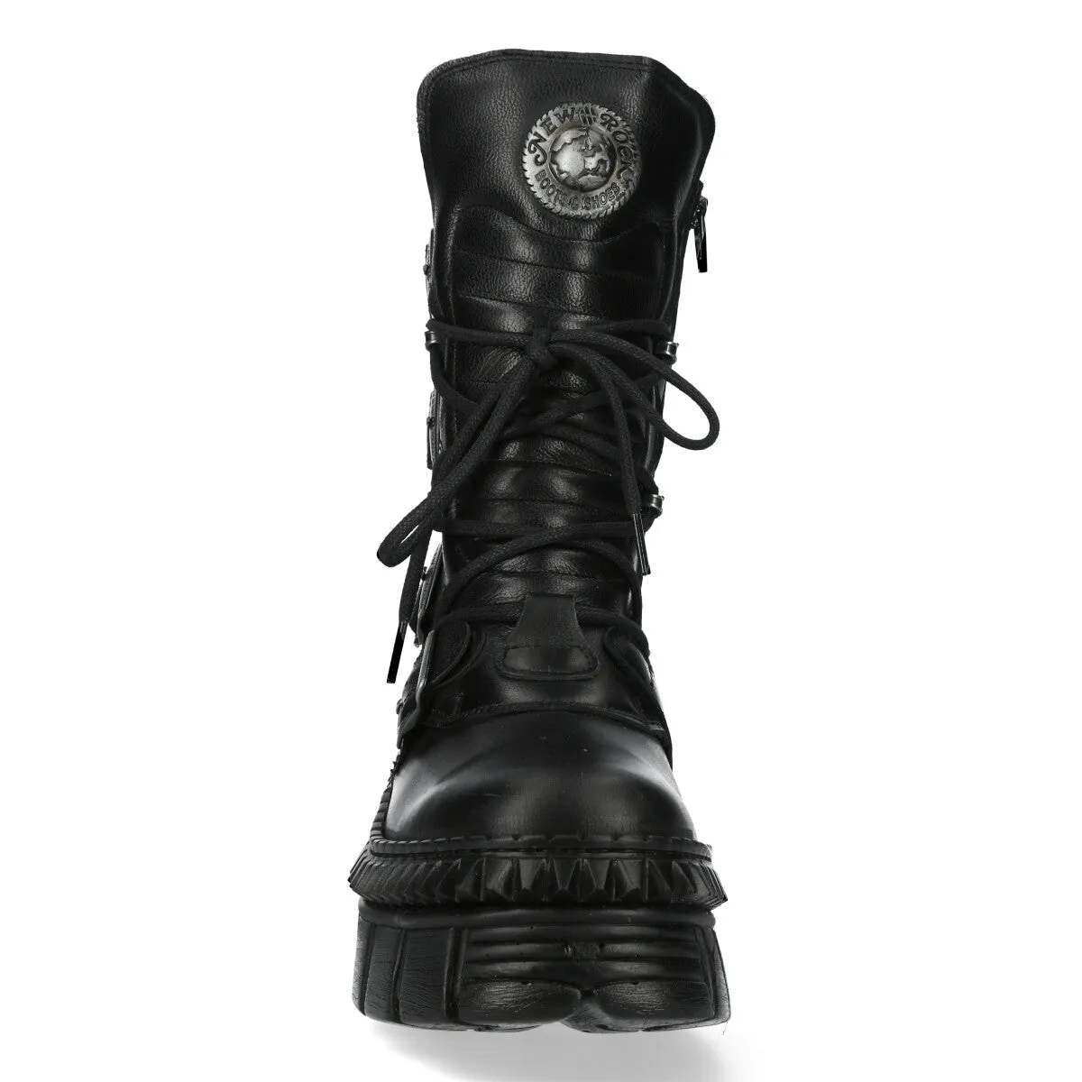 WALL373-S6 Boots Punk Leather Platform