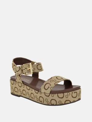 Wits Canvas Flatform Sandals