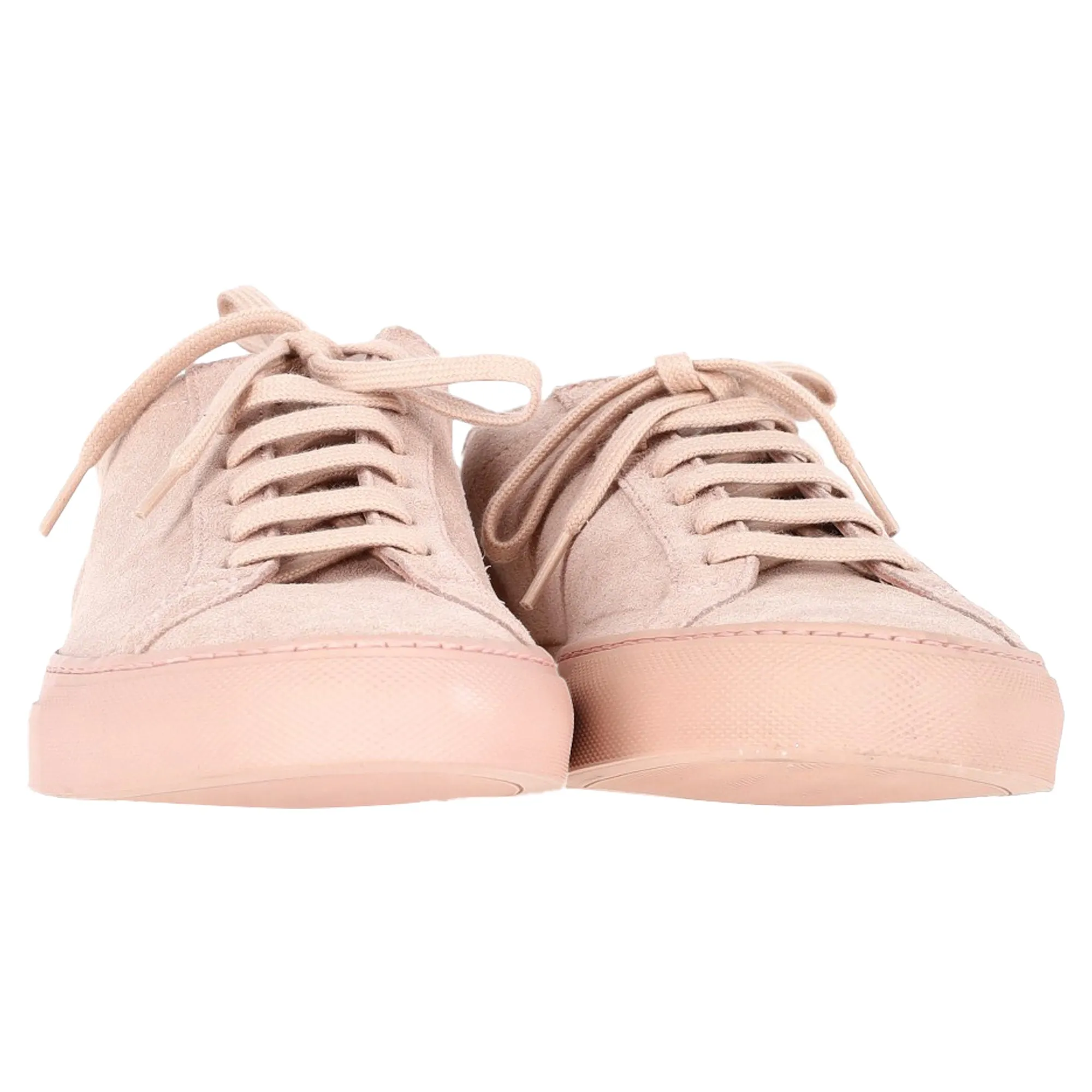 Woman by Common Projects Achilles Sneakers in Pink Suede