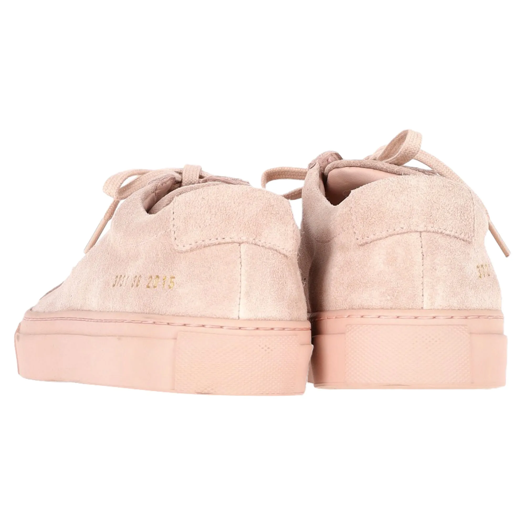 Woman by Common Projects Achilles Sneakers in Pink Suede