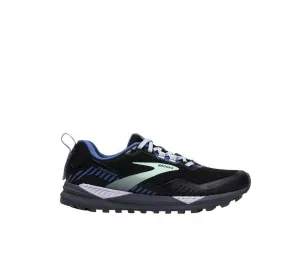 Women Cascadia 15 Gtx Trail Running Shoes - Medium In Black/marlin/blue