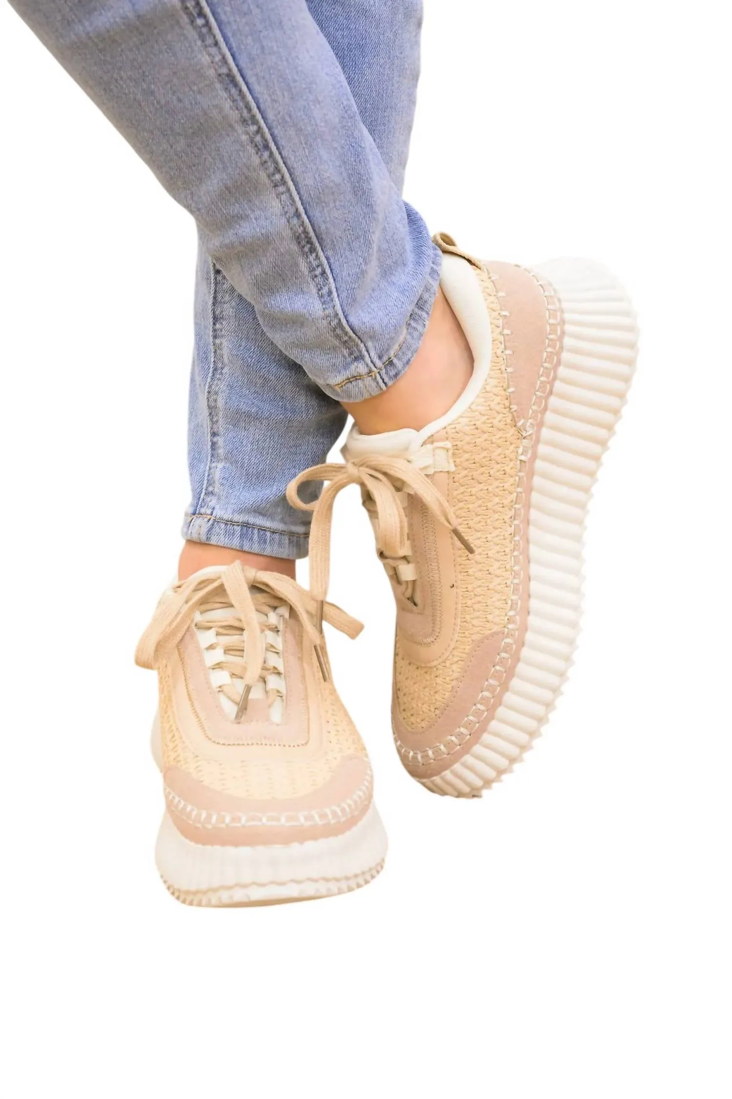 Women's Adventure Sneakers In Beige