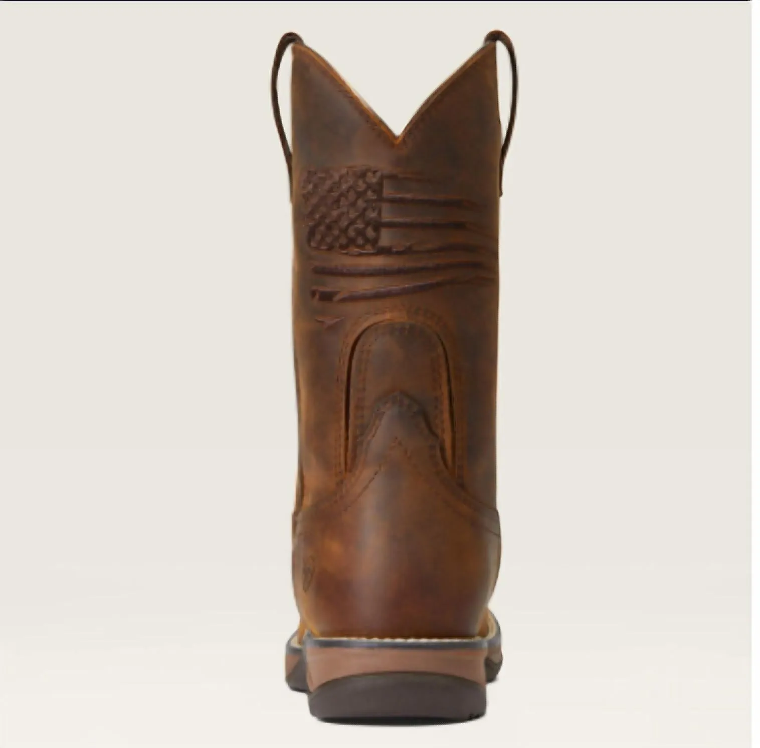 Women's Anthem Patriot Waterproof Western Boots - Medium/wide In Distressed Brown