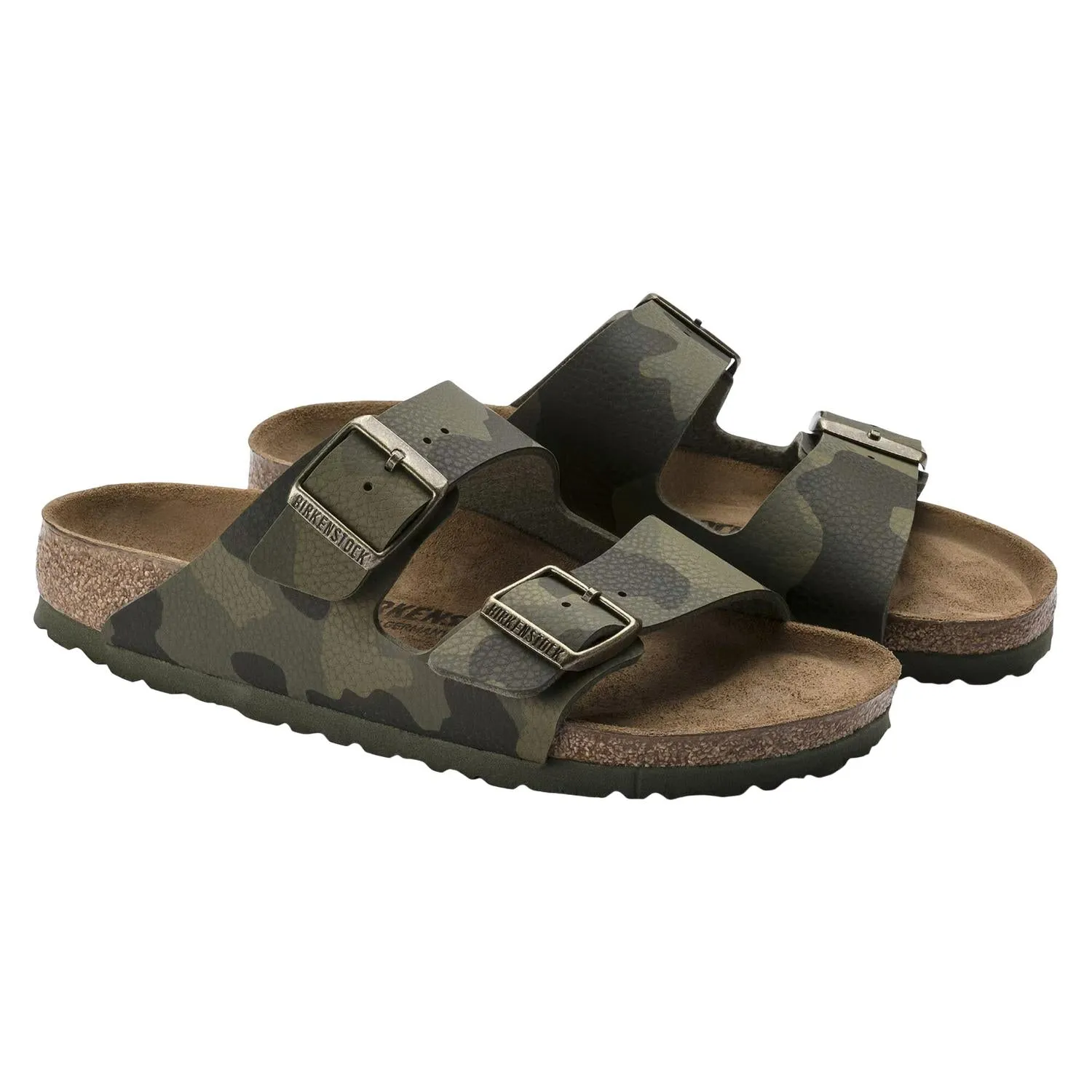 Women's Arizona Sandal In Desert Soil Camo Green