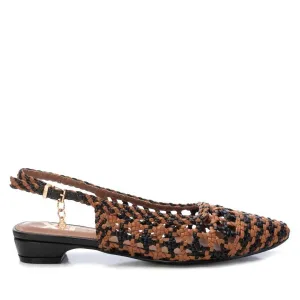 Women's Braided Flats In Camel