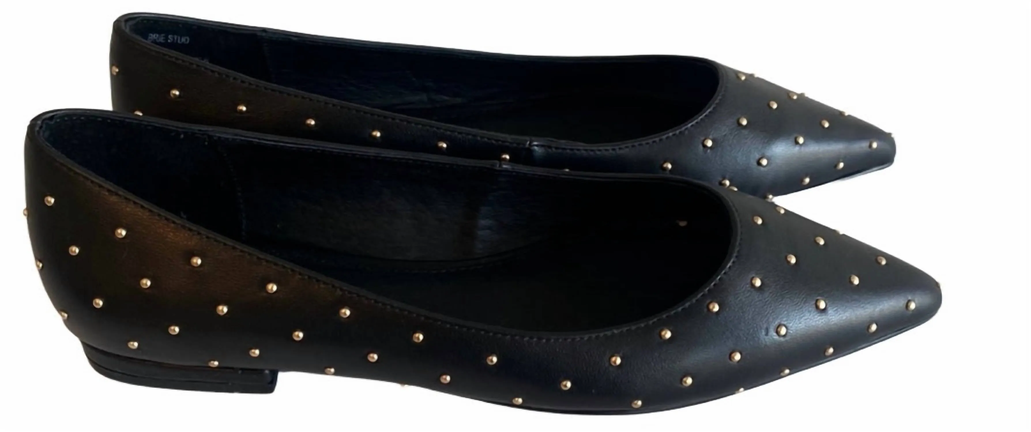 Women's Brie Pointed Flat Shoes In Black/gold