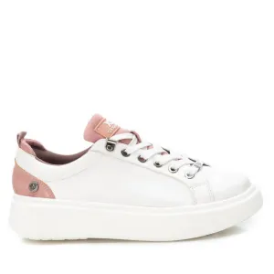 Women's Casual Sneakers In White And Pink