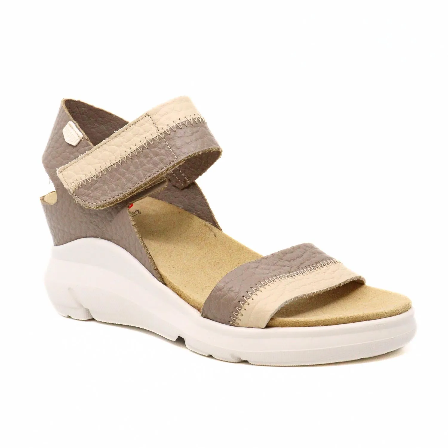 Women's Charlotte Wedge Sandals In Beige/taupe